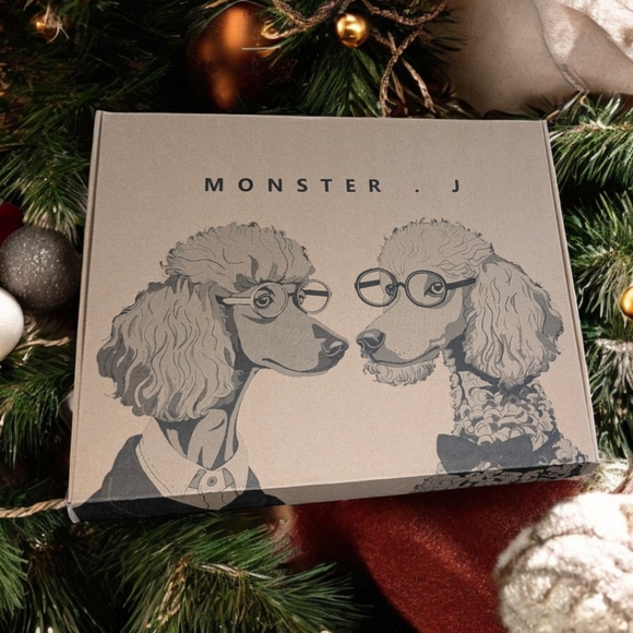 Christmas Dog Gift Box with Santa Hat for Hooman, New - Picture 2 of 10